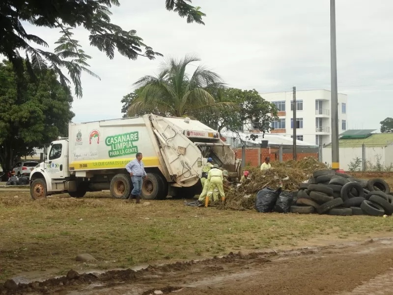 Jornada de limpieza en el terminal de transporte de Yopal, Casanare